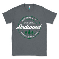 Charcoal Heather womens redwood national park california gifts souvenir ca v neck t shi Classic Tee - Craftify