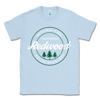 Dusty Blue womens redwood national park california gifts souvenir ca v neck t shi Classic Tee - Craftify
