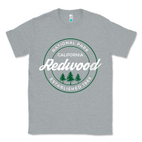 Heather Grey womens redwood national park california gifts souvenir ca v neck t shi Classic Tee - Craftify