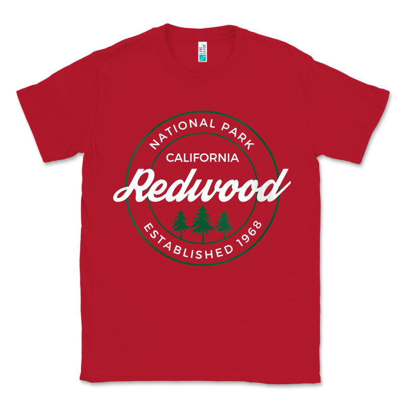 Womens Redwood National Park California Gifts Souvenir Ca V Neck T Shi Classic Tee by Craftify | Teevron