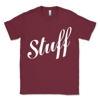 Burgundy stuff Classic Tee - Craftify