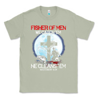 Matcha fisher of men we catch  em he cleans  em matthew 4 19 Classic Tee - Craftify
