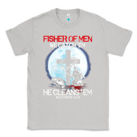 Moon Dust fisher of men we catch  em he cleans  em matthew 4 19 Classic Tee - Craftify