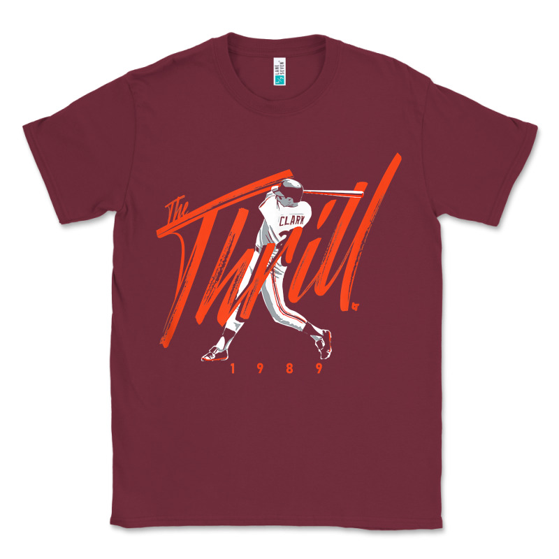 Will Clark   The Thrill   San Francisco Baseball T Shirt Classic Tee by Craftify | Teevron