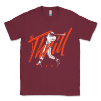 Burgundy will clark   the thrill   san francisco baseball t shirt Classic Tee - Craftify