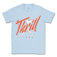 Dusty Blue will clark   the thrill   san francisco baseball t shirt Classic Tee - Craftify