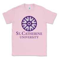 Bubblegum Pink ST. CATHERINE UNIVERSITY Classic Tee - Craftify
