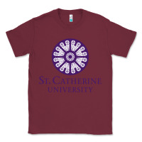 Burgundy ST. CATHERINE UNIVERSITY Classic Tee - Craftify