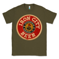 Army Green beer irons city pittsburgh beer lover t shirt Classic Tee - Craftify
