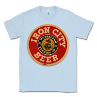 Dusty Blue beer irons city pittsburgh beer lover t shirt Classic Tee - Craftify