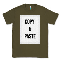 Army Green Copy Paste Classic Tee - Craftify