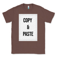 Chestnut Copy Paste Classic Tee - Craftify