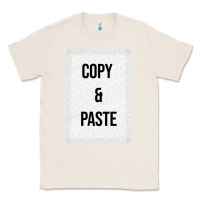Natural Copy Paste Classic Tee - Craftify