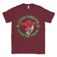 Burgundy Vagos MC Classic Tee - Craftify