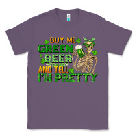 Lavender buy me green beer and tell me i'm pretty Classic Tee - FaDigitalArtStudio