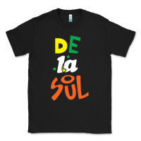 Black De La Soul Print Classic Tee - Craftify