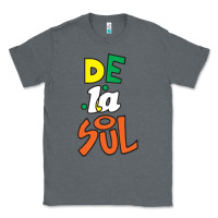 Charcoal Heather De La Soul Print Classic Tee - Craftify