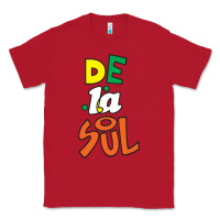 Red De La Soul Print Classic Tee - Craftify