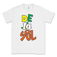 White De La Soul Print Classic Tee - Craftify