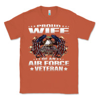 Copper proud wife of an air force veteran military vet spouse gifts premium m Classic Tee - Craftify