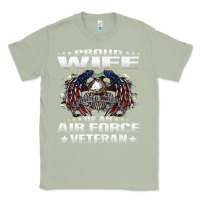 Matcha proud wife of an air force veteran military vet spouse gifts premium m Classic Tee - Craftify