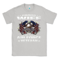 Moon Dust proud wife of an air force veteran military vet spouse gifts premium m Classic Tee - Craftify