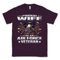 Plum proud wife of an air force veteran military vet spouse gifts premium m Classic Tee - Craftify