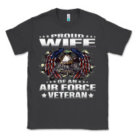 Smoke proud wife of an air force veteran military vet spouse gifts premium m Classic Tee - Craftify