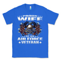 True Royal proud wife of an air force veteran military vet spouse gifts premium m Classic Tee - Craftify