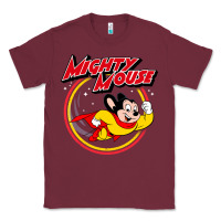 Burgundy the mighty mouse Classic Tee - InspiraDesign