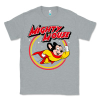 Heather Grey the mighty mouse Classic Tee - InspiraDesign