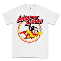 White the mighty mouse Classic Tee - InspiraDesign