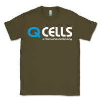 Army Green Mesmerizing Q Cells Classic Tee - InspiraDesign