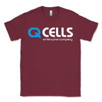 Burgundy Mesmerizing Q Cells Classic Tee - InspiraDesign