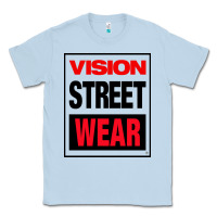 Dusty Blue VISION STREET WEAR Classic Tee - InspiraDesign