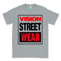 Heather Grey VISION STREET WEAR Classic Tee - InspiraDesign
