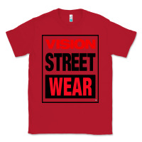 Red VISION STREET WEAR Classic Tee - InspiraDesign