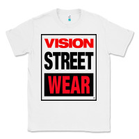 White VISION STREET WEAR Classic Tee - InspiraDesign