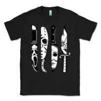 Knives Horror Movie Friday Halloween Horror Goth Evil T Shirt Classic Tee | Teevron