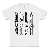 White knives horror movie friday halloween horror goth evil t shirt Classic Tee - InspiraDesign