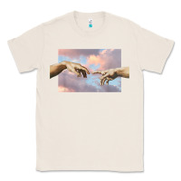 Natural creation of adam hands aesthetic t shirt Classic Tee - InspiraDesign
