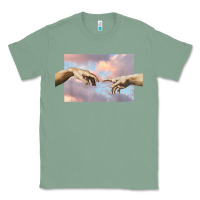 Sage creation of adam hands aesthetic t shirt Classic Tee - InspiraDesign