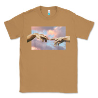 Toasted Coconut creation of adam hands aesthetic t shirt Classic Tee - InspiraDesign