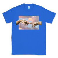 True Royal creation of adam hands aesthetic t shirt Classic Tee - InspiraDesign