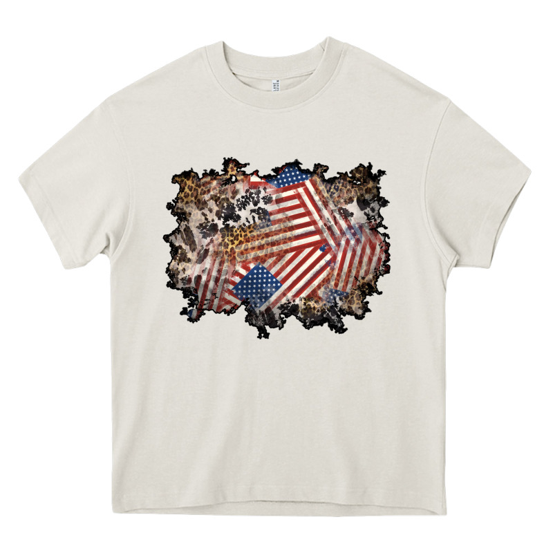 4th Of July Background Heavy Core Tee by BundleAndBundleShop | Teevron