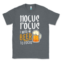 Charcoal Heather Hocus Pocus I Need Beer To Focus Funny Halloween Witch 1 Classic Tee - InspiraDesign