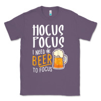 Lavender Hocus Pocus I Need Beer To Focus Funny Halloween Witch 1 Classic Tee - InspiraDesign