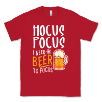 Red Hocus Pocus I Need Beer To Focus Funny Halloween Witch 1 Classic Tee - InspiraDesign
