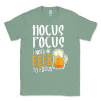 Sage Hocus Pocus I Need Beer To Focus Funny Halloween Witch 1 Classic Tee - InspiraDesign