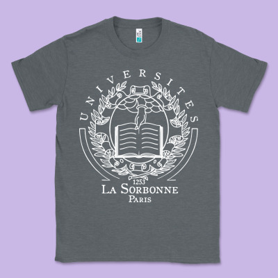 Universite Paris La Sorbonne Classic Tee Designed By Inspiradesign